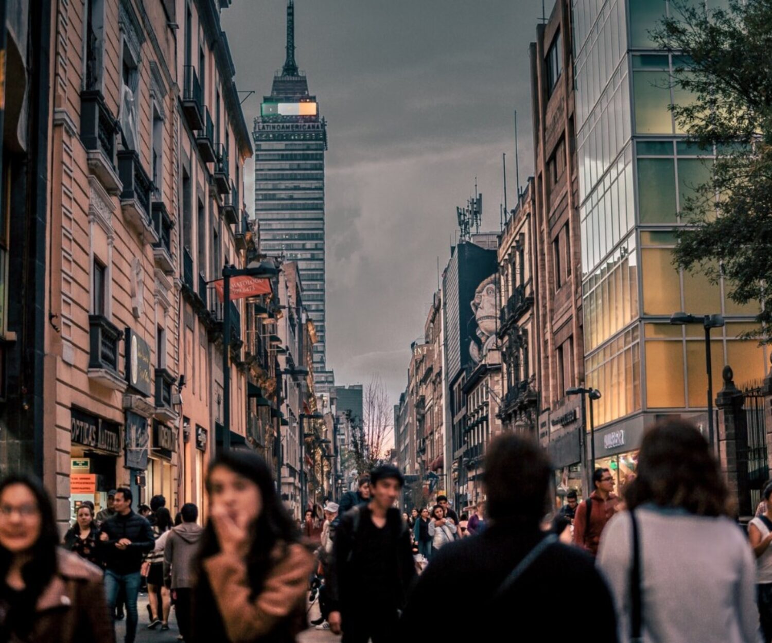 lot of people walking on street