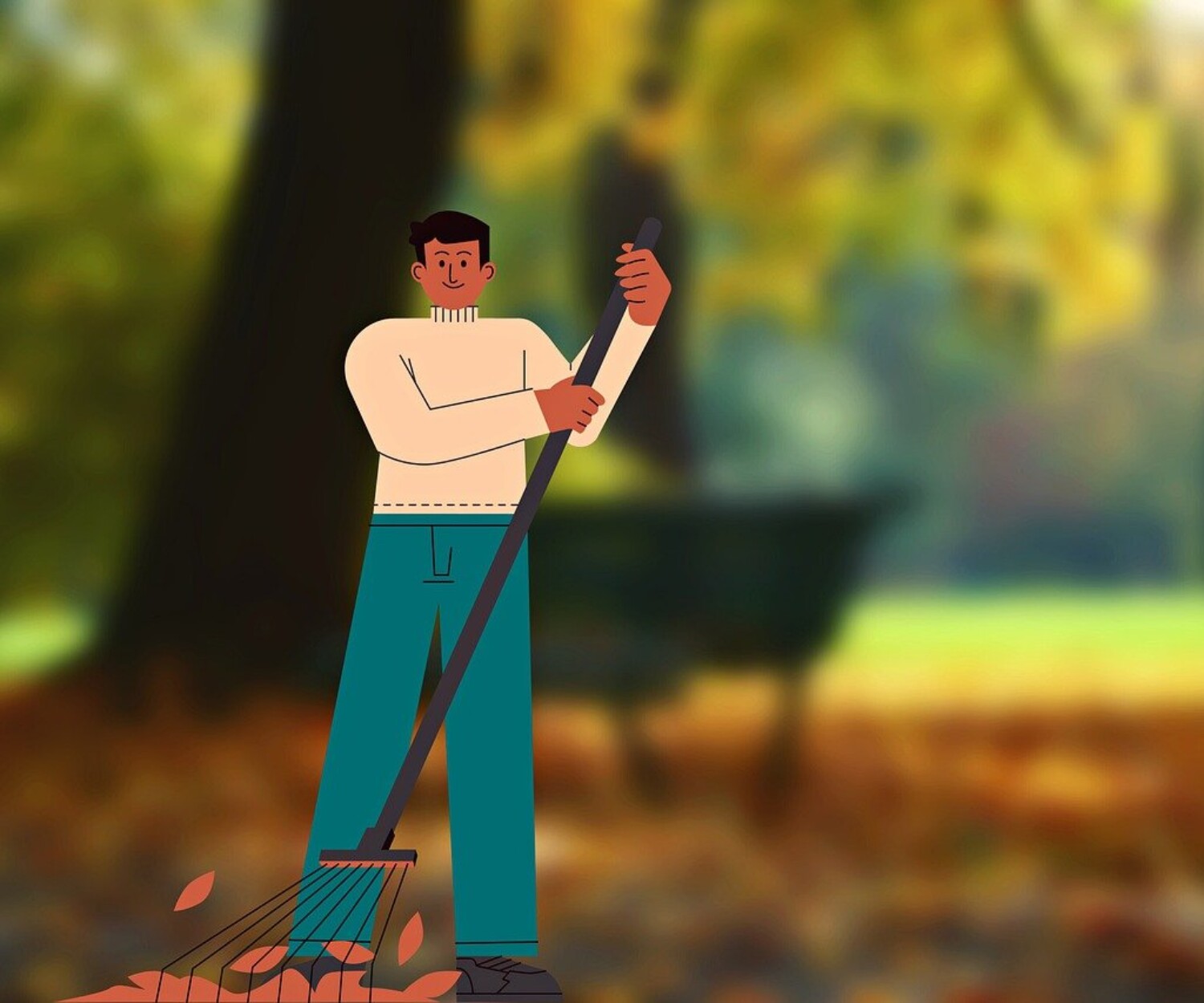 collect leaves, volunteer, ecological operator, autumn, season, park, cleaning, collect leaves, volunteer, volunteer, volunteer, volunteer, volunteer